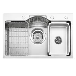 B-Gem - CHQ - CHẬU BÁN NGUYỆT INOX 304  - CÔNG NGHỆ LINEN