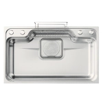 B-Gem - AMC - CHẬU 1 HỘC INOX 304 CÔNG NGHỆ LINEN