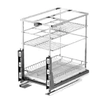 KỆ GIA VỊ NAN DẸT INOX 304 RAY GIẢM CHẤN BGKGV01