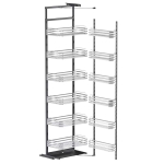 TỦ ĐỒ KHÔ CÁNH MỞ INOX 304 - NAN DẸT BGTK06