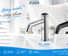 VÒI LAVABO HIỂN THỊ NHIỆT ĐỘ BG-3003A & BG-3003B – CÔNG NGHỆ THÔNG MINH CHO PHÒNG TẮM HIỆN ĐẠI
