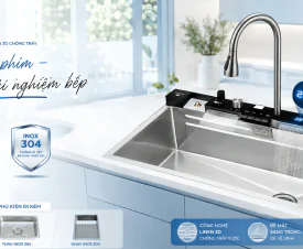 Chậu Rửa Bát BG - 8046V5I: Chạm Nhẹ 5 Phím – Nâng Tầm Trải Nghiệm Bếp Hiện Đại