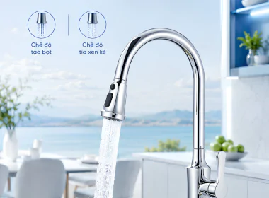 VÒI CHÉN CAO CẤP BG - V02K – Mỗi Công Việc Đều Có Đúng Chế Độ Nước