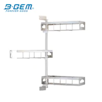 KỆ GIA VỊ XOAY 3 TẦNG INOX 304 BGKGV03