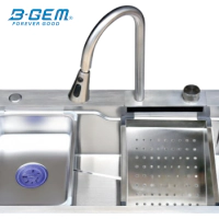 B-Gem - LV - CHẬU 1 HỘC INOX 304