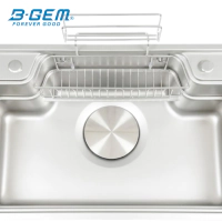 B-Gem - CGT - CHẬU 1 HỘC INOX 304 - CÔNG NGHỆ LINEN