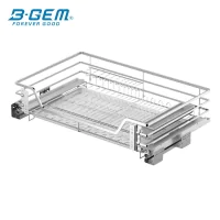 GIÁ BÁT ĐĨA NAN DẸT INOX 304 CAO CẤP, HỆ DẪN HƯỚNG CHỐNG RUNG BGKC02A