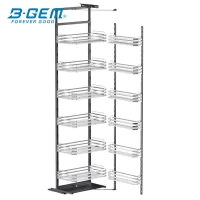 TỦ ĐỒ KHÔ CÁNH MỞ INOX 304 - NAN DẸT BGTK06