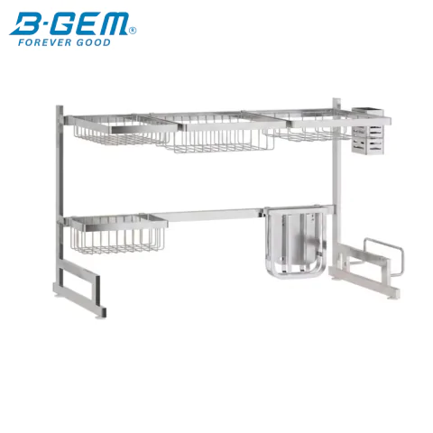 KỆ CHÉN ĐA NĂNG INOX 304 BGKC015