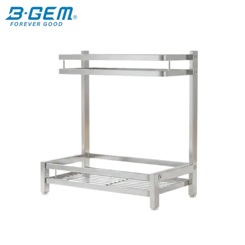 KỆ  GIA VỊ 2 TẦNG INOX 304 