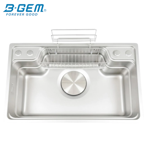 B-Gem - CGT - CHẬU 1 HỘC INOX 304 - CÔNG NGHỆ LINEN