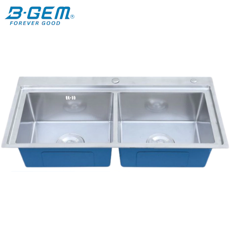 B-Gem - HB_2H - CHẬU HẠ BẬC 2 HỘC INOX 304 DÀY 3.5MM