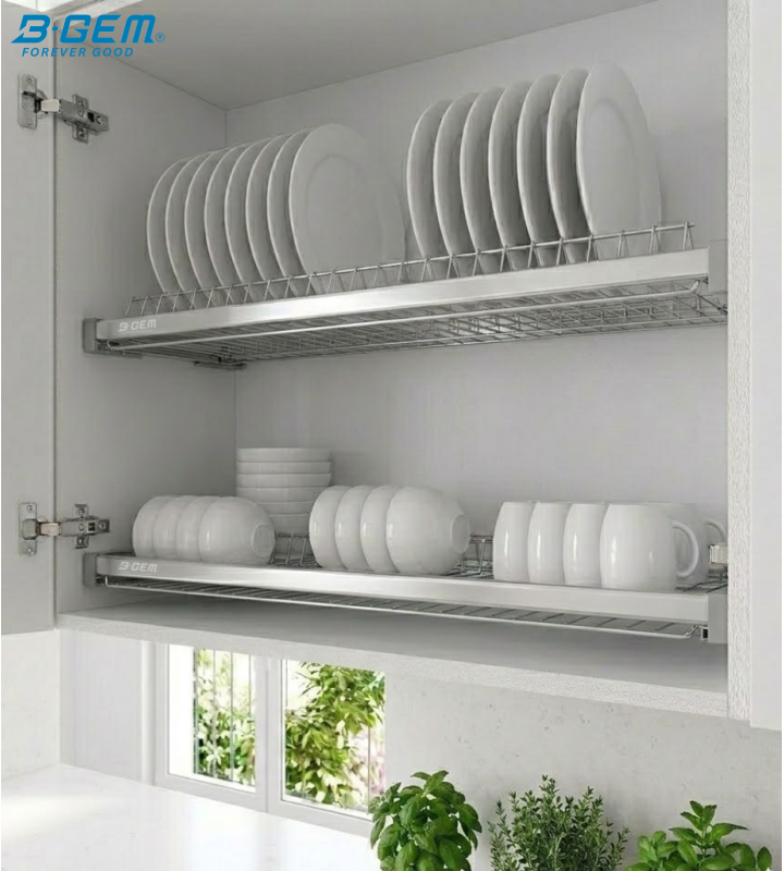 GIÁ BÁT ĐĨA CỐ ĐỊNH TỦ TRÊN  BGKC05A