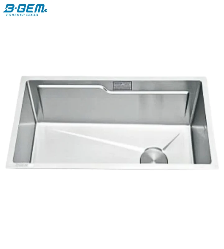 B-Gem - 7840AT - CHẬU 1 HỘC INOX 304 ÂM MẶT ĐÁ