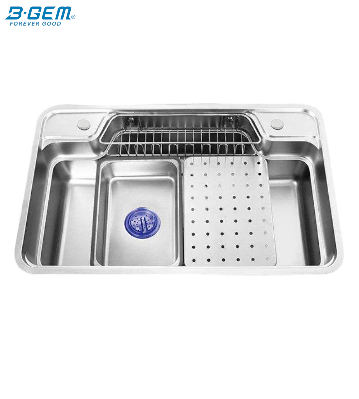 B-Gem - CPH - CHẬU BÁN NGUYỆT INOX 304 - CÔNG NGHỆ LINEN