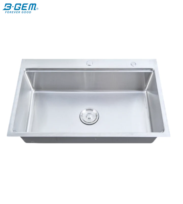 B-Gem - HB - CHẬU HẠ BẬC 1 HỘC INOX 304 DÀY 3.5MM