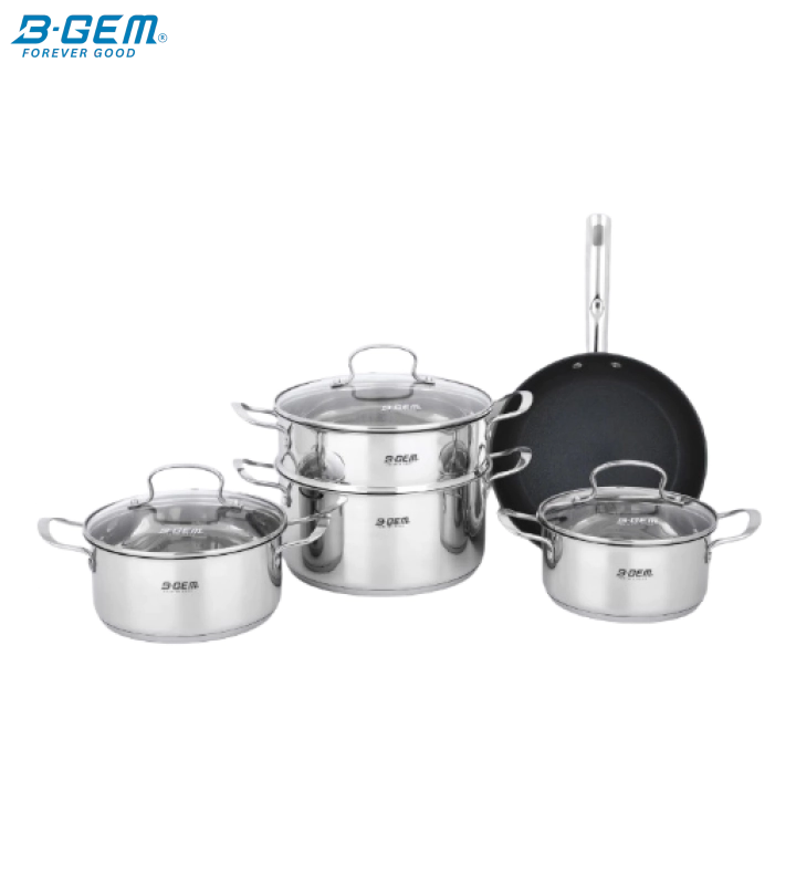 B-Gem - 888 NEW - BỘ NỒI 08 MÓN