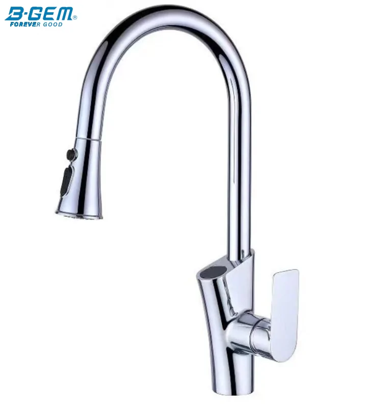 B-Gem - N008KT - VÒI CHÉN NÓNG LẠNH DÂY RÚT CAO CẤP